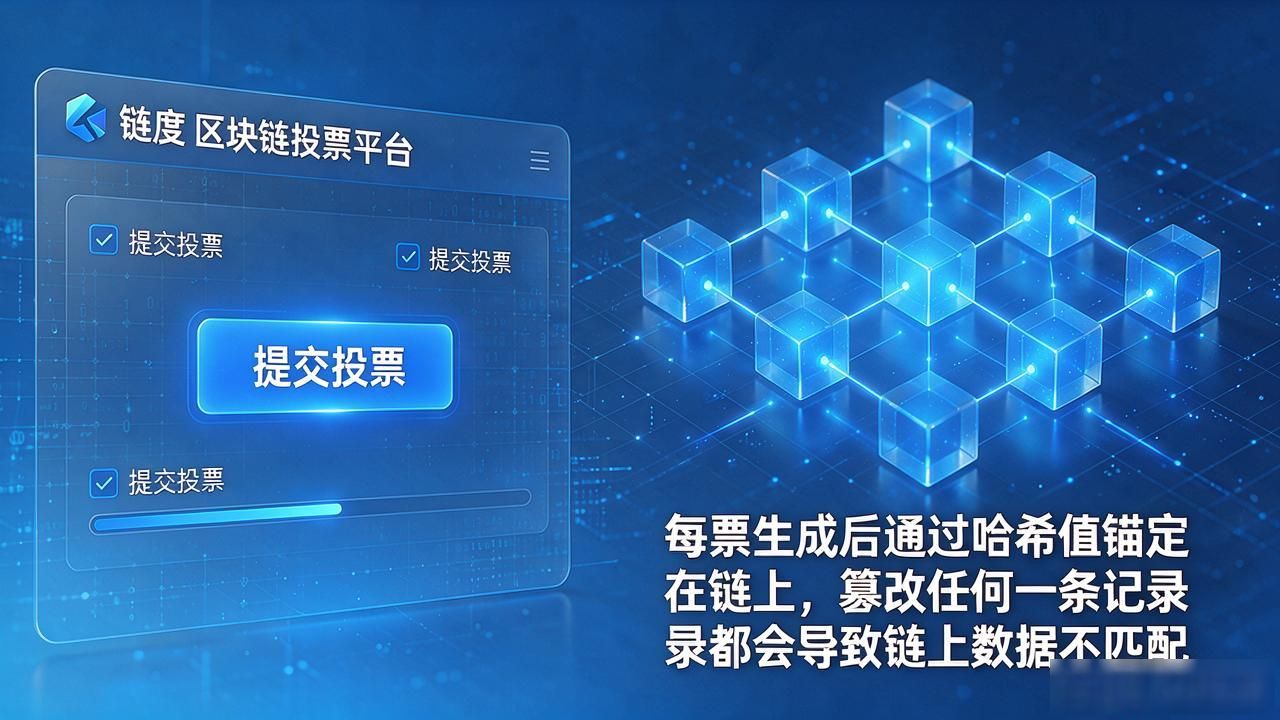 链度区块链投票平台_不可篡改投票数据_链度区块链投票平台